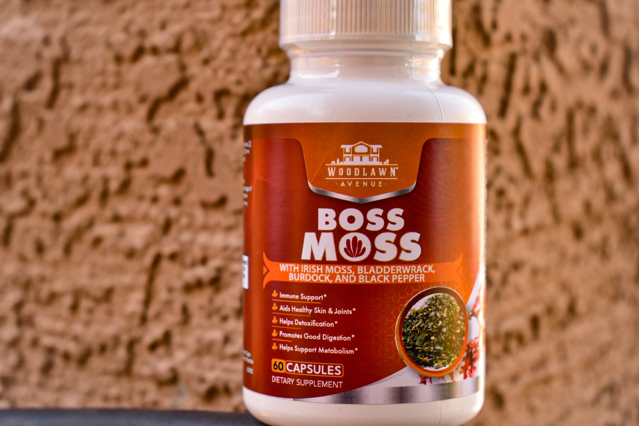 Boss Moss - Irish Sea Moss, Bladderwrack, Burdock and Black Pepper