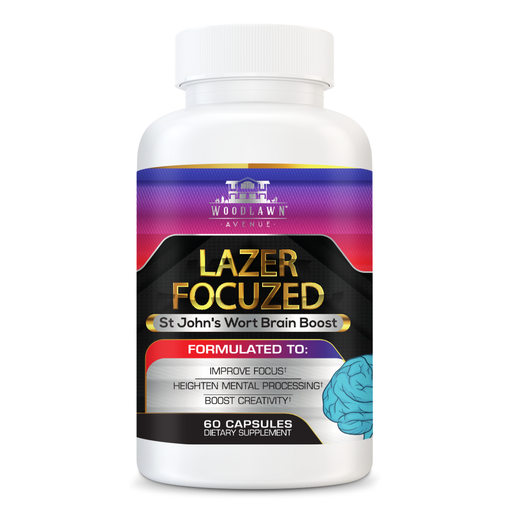 Lazer Focuzed - Boost Memory, Promotes Clarity, Elevates Mood, Ginkgo Biloba and Bacopa Monnieri